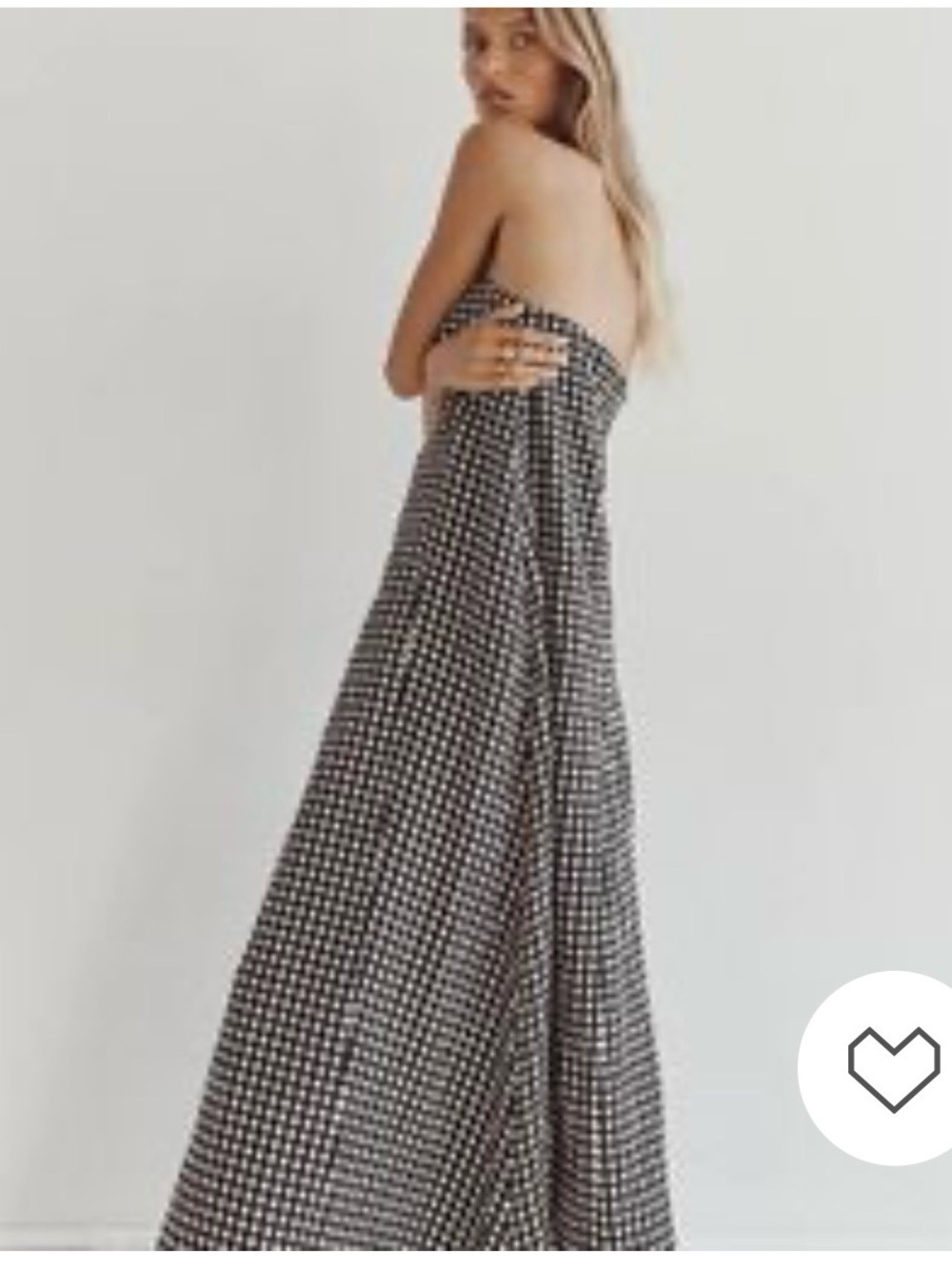 DISSH - MILA BLACK & BEIGE LINEN Dress